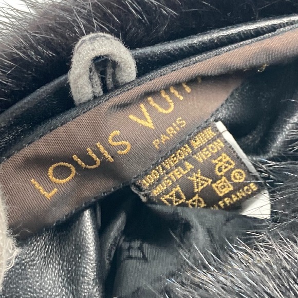 Louis Vuitton Montchon Black Vison crossbody bag shoulder mink - Picture 8 of 13